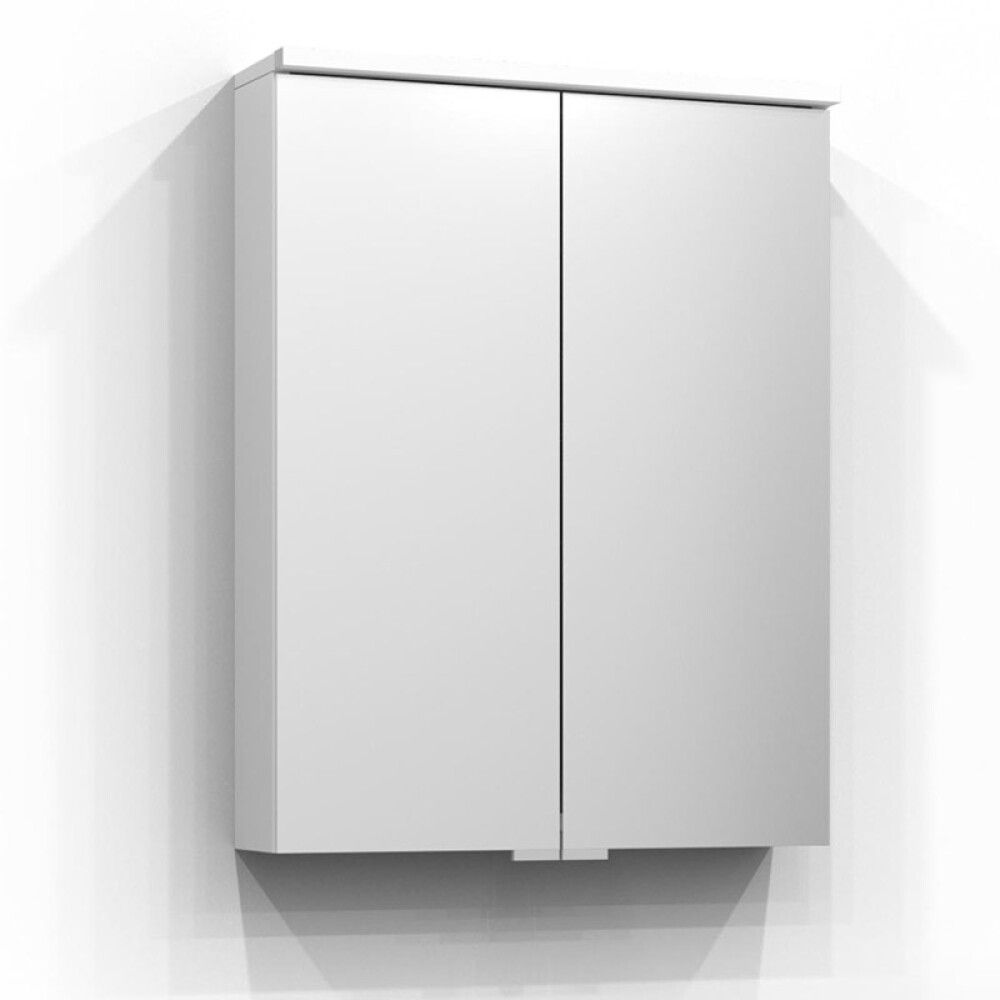 SPEILSKAP SVEDBERGS SAREK LED U-BELYSNING 55CM HVIT