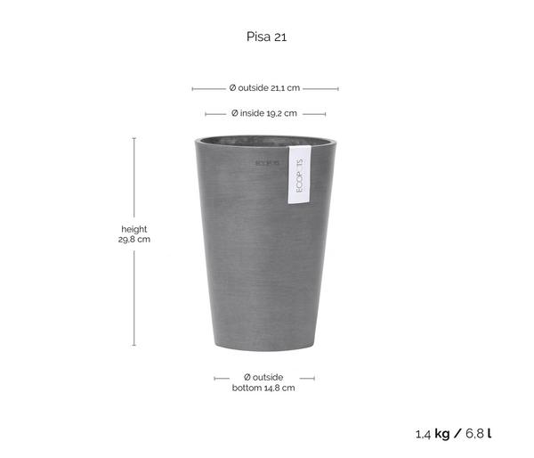 Ecopots Kunststoff-Topf Pisa
