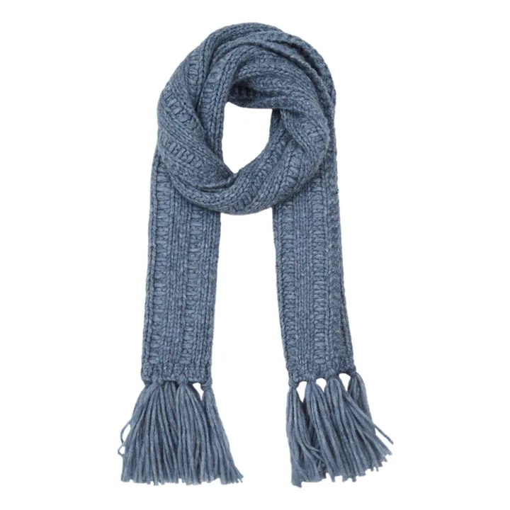 Aymara Echarpe Misti Baby Alpaga Laine Merinos | Bleu