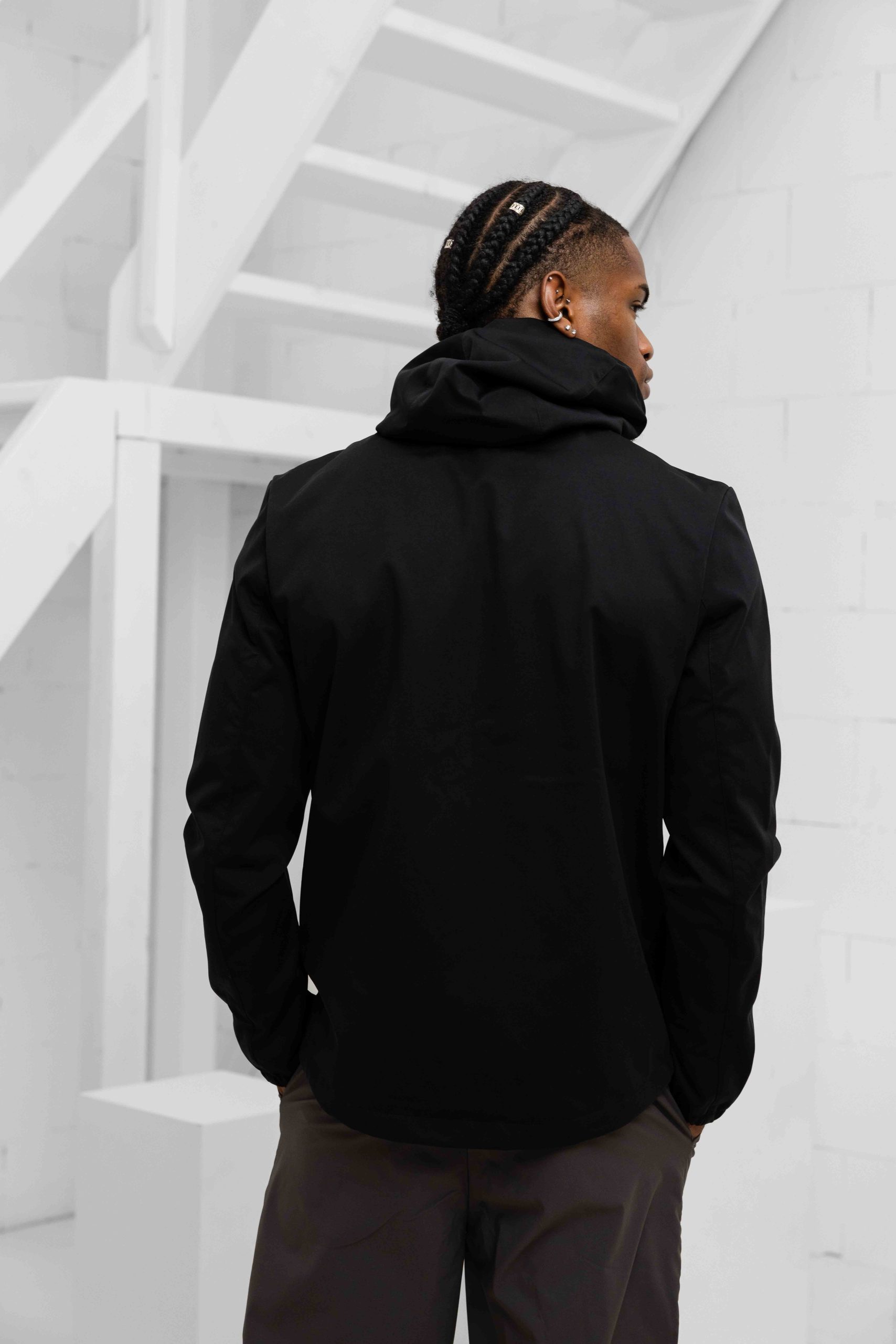 Lyle & Scott Softshell jas Heren Zwart