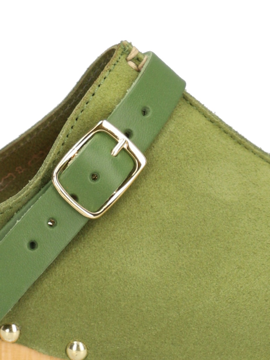 Veloursleder Pantoffel