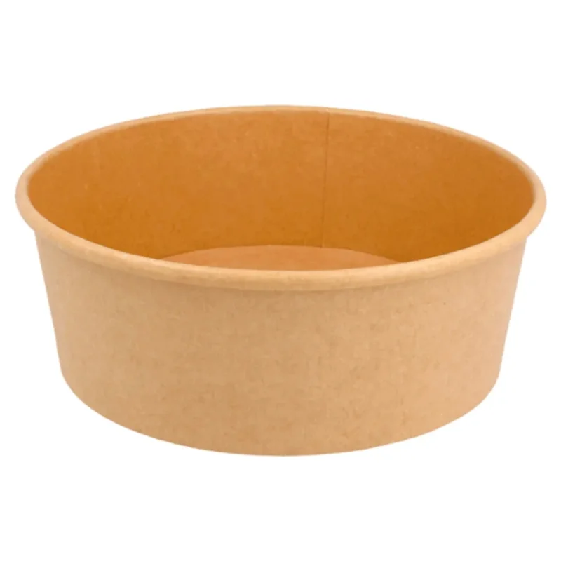 GDP - Bol à salade Kraft jetable - 1300ml X300