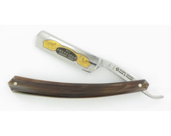 Sonnant évidé Série Luxe Corne Blonde 5/8 Rasoir par Thiers-Issard