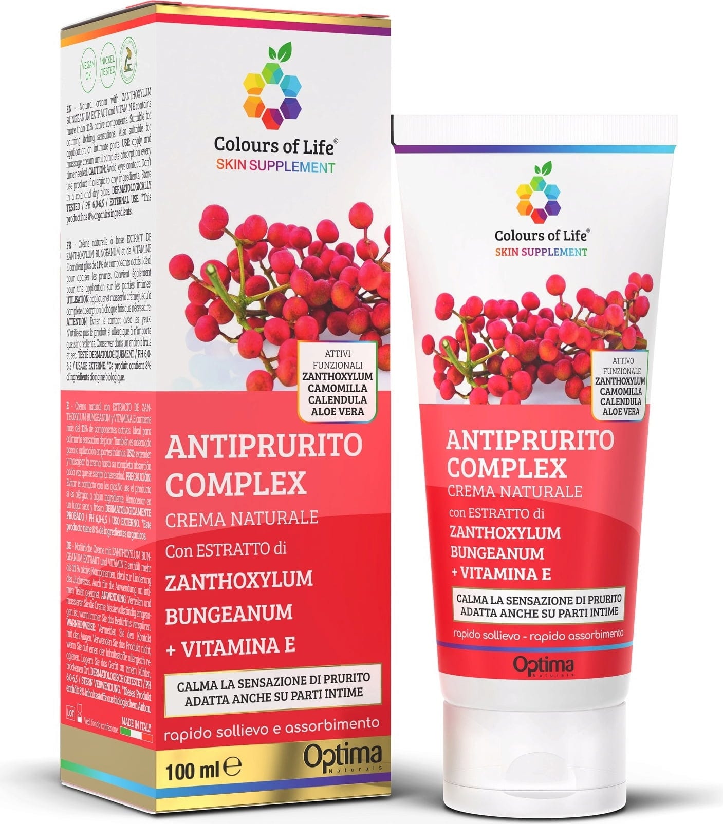 Optima Naturals  Colours of Life Szechuan Pfeffer Pflegekomplex, 100 ml