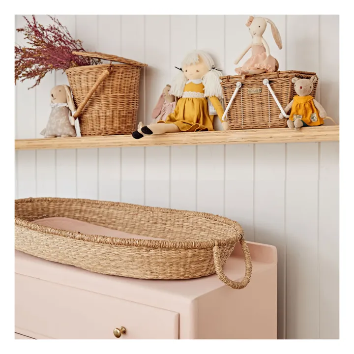 Olli Ella Matelas à langer Lux pour panier | Rose