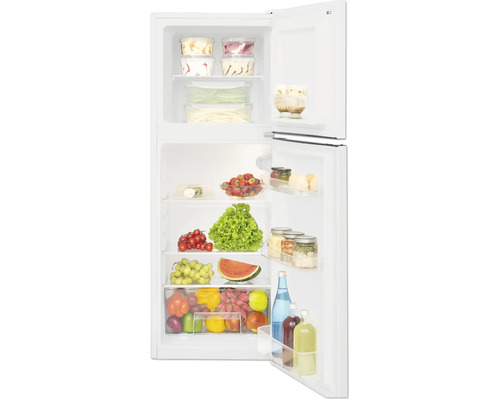 Amica DT 372 150 W koel-vriescombinatie, afmetingen (B x H x D): 47 x 128 x 49,5 cm, koelgedeelte: 98 l, vriesgedeelte: 40 l