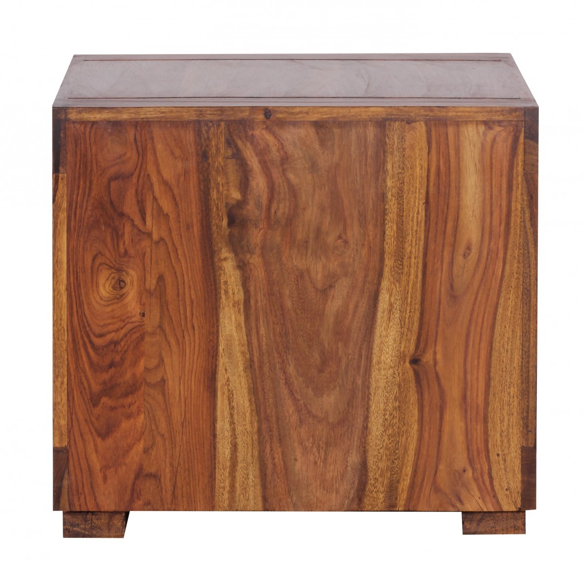 Beistelltisch - braun gebeizt - Sheesham massiv - 50 cm breit