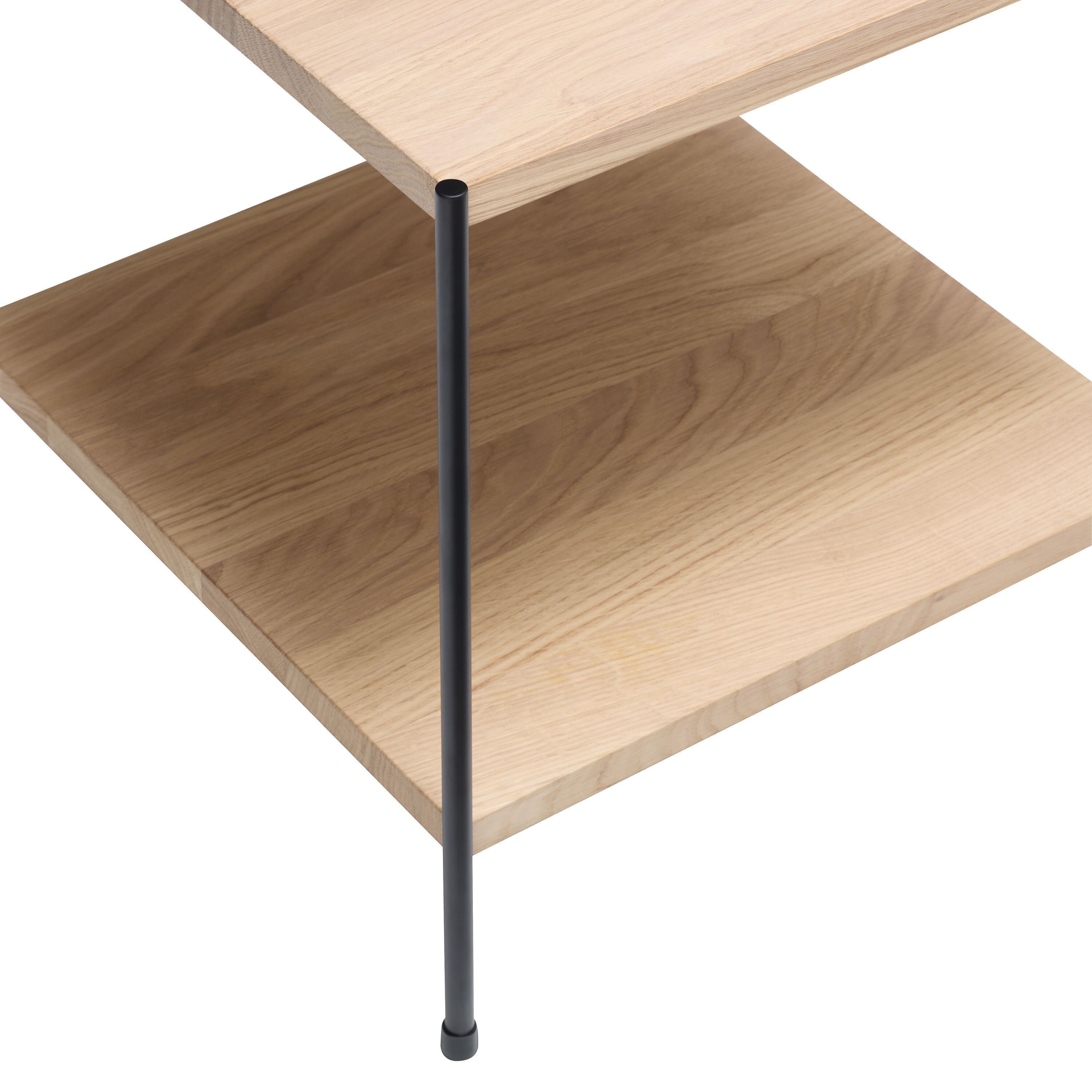 MALA Nachttisch - Eiche weiss / B: 40.0 cm x T: 40.0 cm x H: 59.0 cm