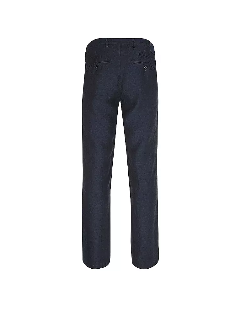 BRAX Leinenhose FABIO LDX Modern Fit dunkelblau