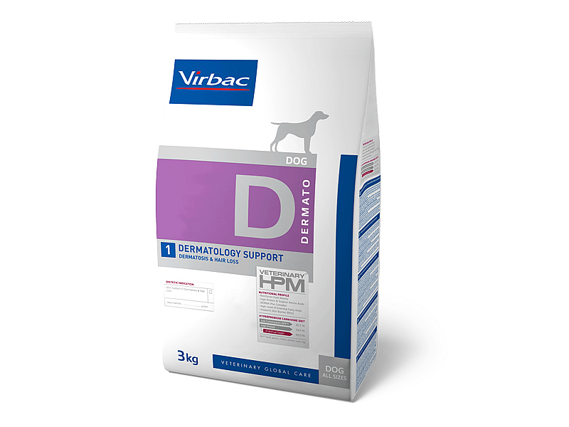 HPM Dog Dermatology Support - Dermatosis & Hair loss  3 kg