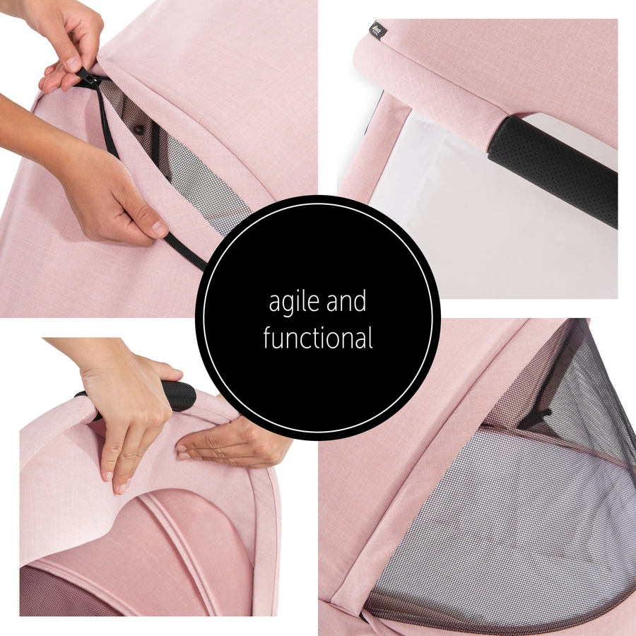 hauck Kinderwagenaufsatz Colibri Melange Rose