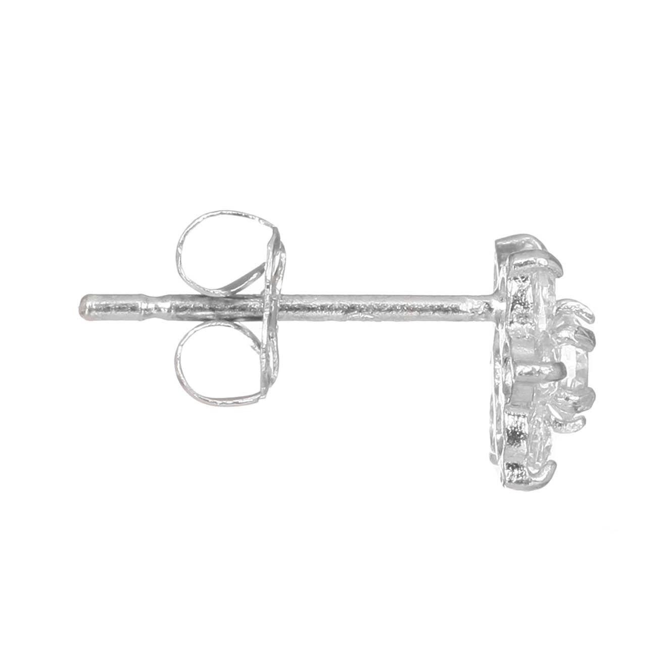 Instant d'Or Boucles d'oreilles Le Messager Blanc or blanc