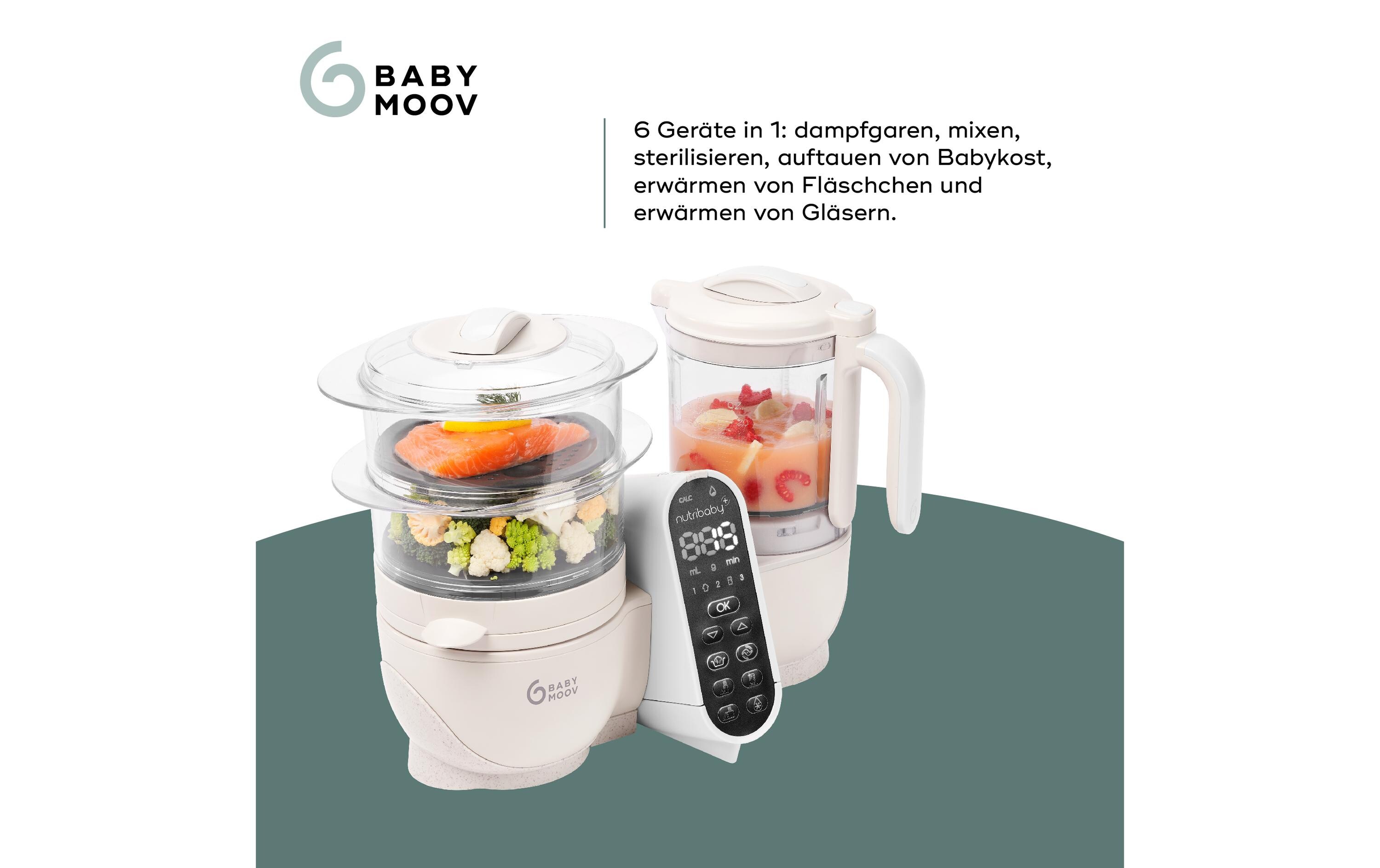 Multitool Nutribaby Plus Mineral Beige<br>Multifunktionaler Babynahrungszubereiter
