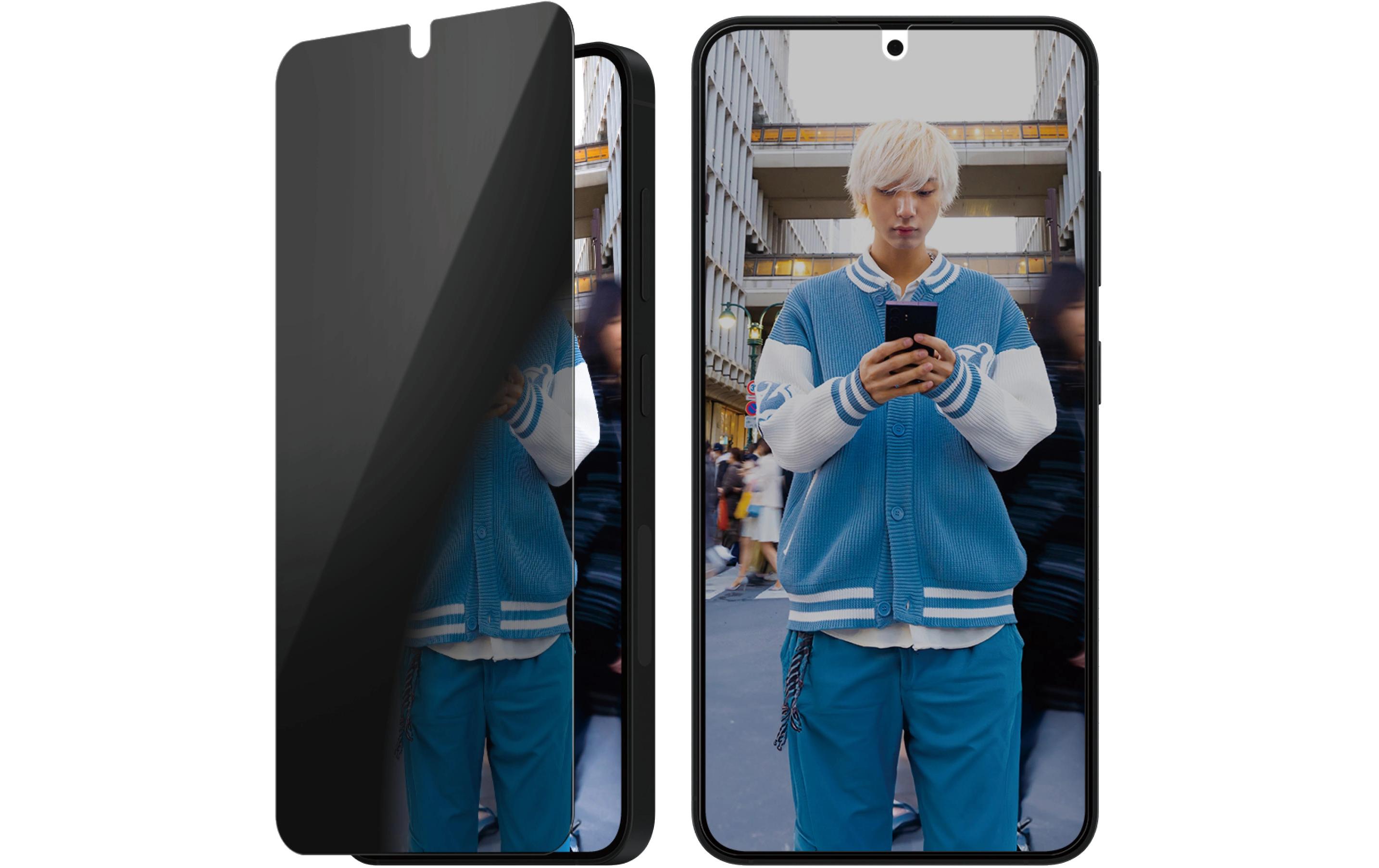 Displayschutz Ultra Wide Fit Privacy Galaxy S25Display-Schutzfolie für das Samsung Galaxy S25 mit Applicator