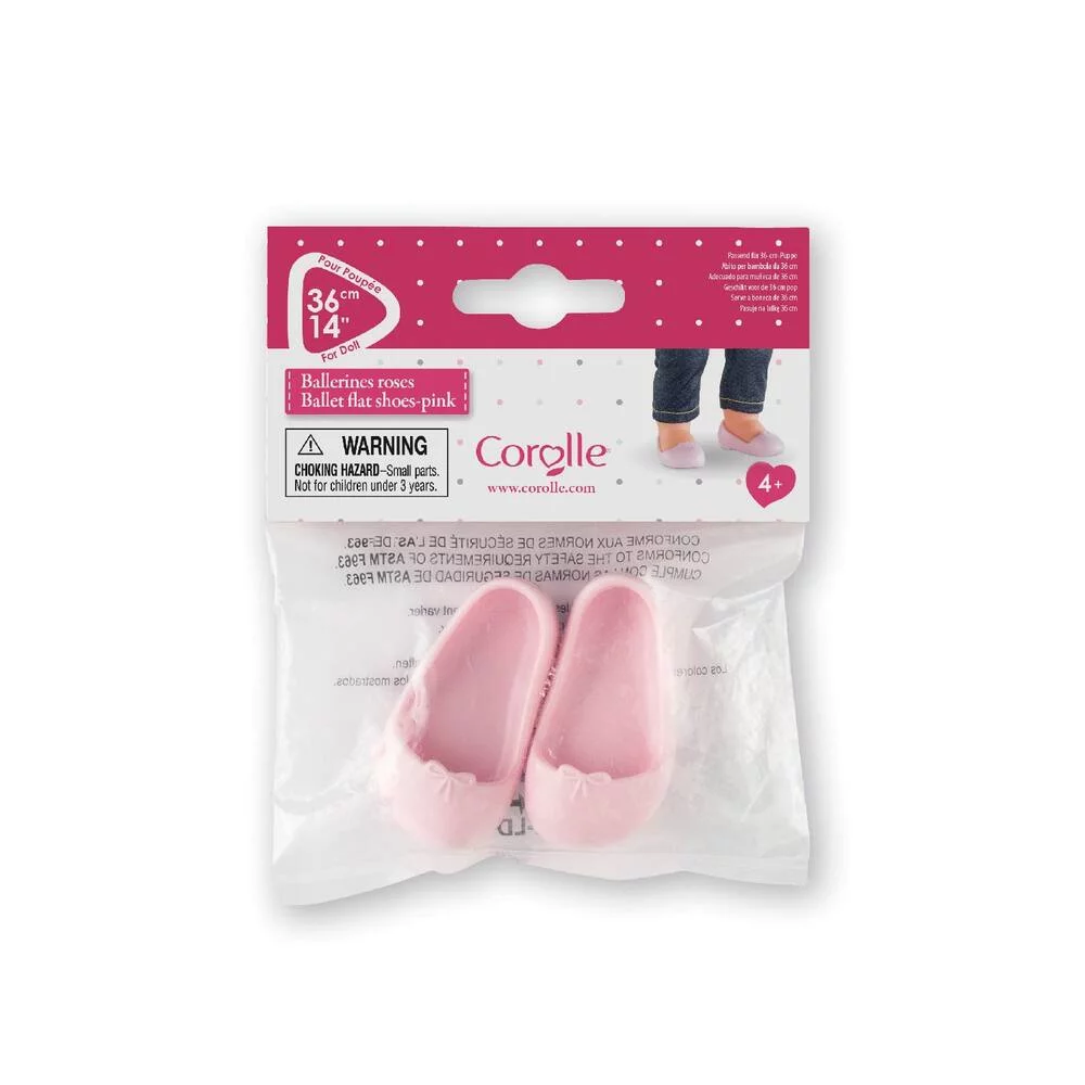 BALLERINES ROSES POUR POUPEE - COROLLE MA COROLLE
