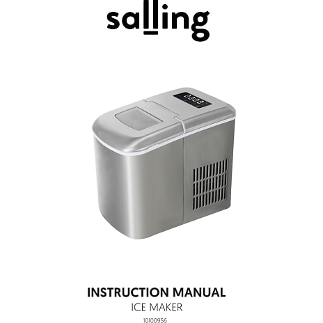 Salling isterningemaskine 2,1 liter vandtank
