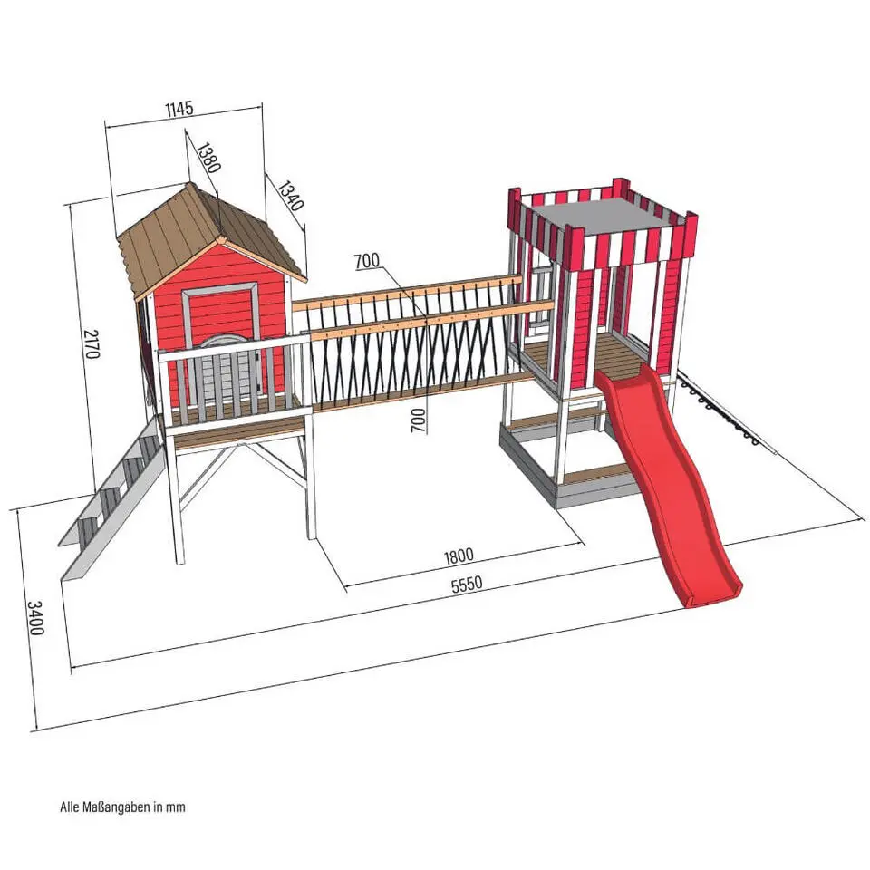 THOME DELUXE - WUNDERLAND speelpark incl. glijbaan