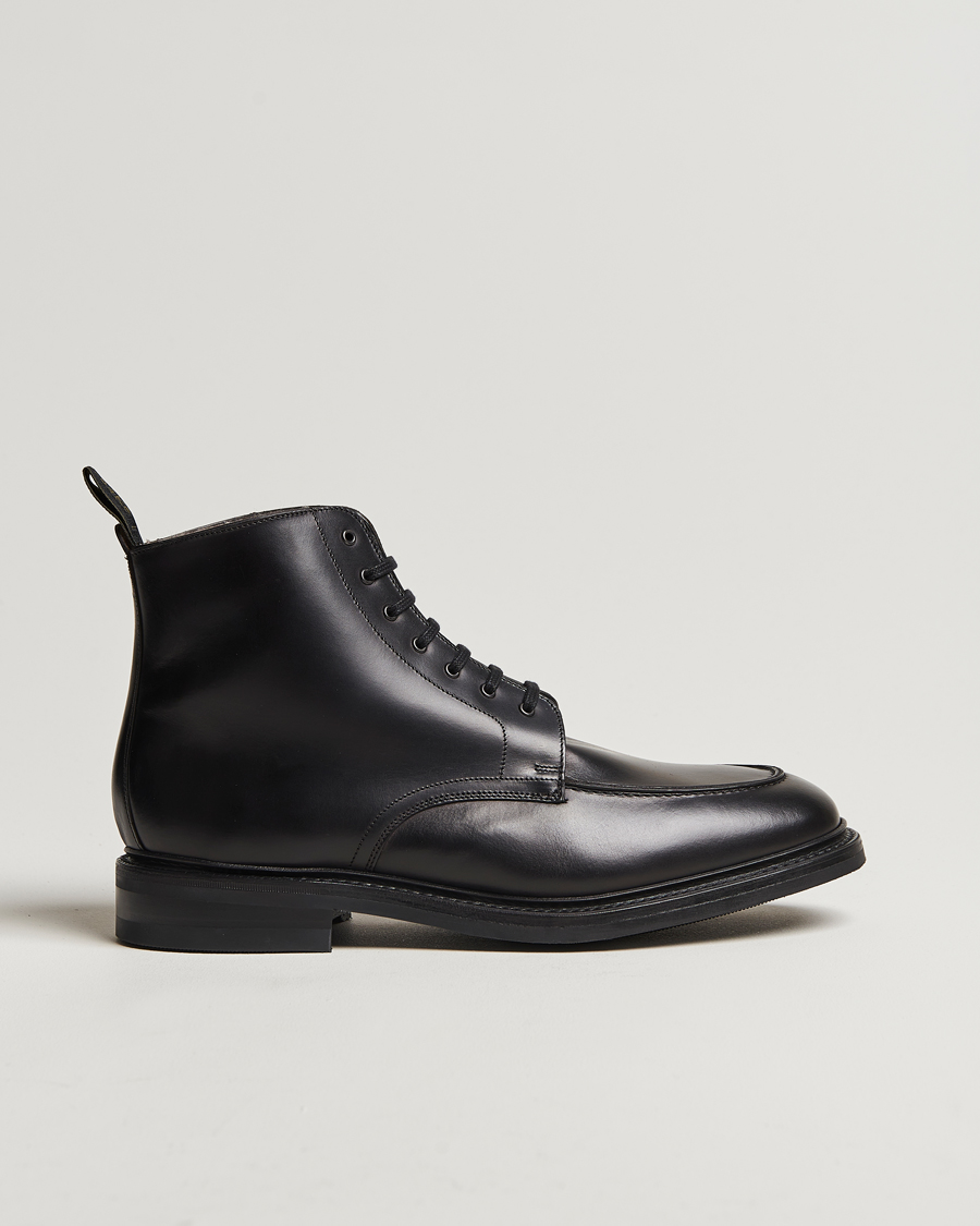 Loake 1880 Gisbourne Shearling Leather Boot Black