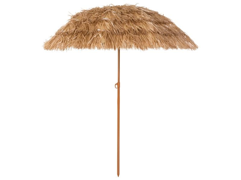 KOOR Sonnenschirm Tiki, 180 cm Strandschirm mit Lichtschutzfaktor 50