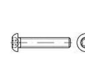 TOOLCRAFT 148239 Linseskruer M6 16 mm T-profil Stål Galvaniseret 500 stk
