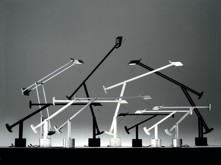 Artemide Tizio bureaulamp retrofit zwart