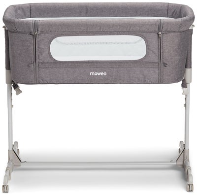 Moweo ALEX Bedside Crib, Grå