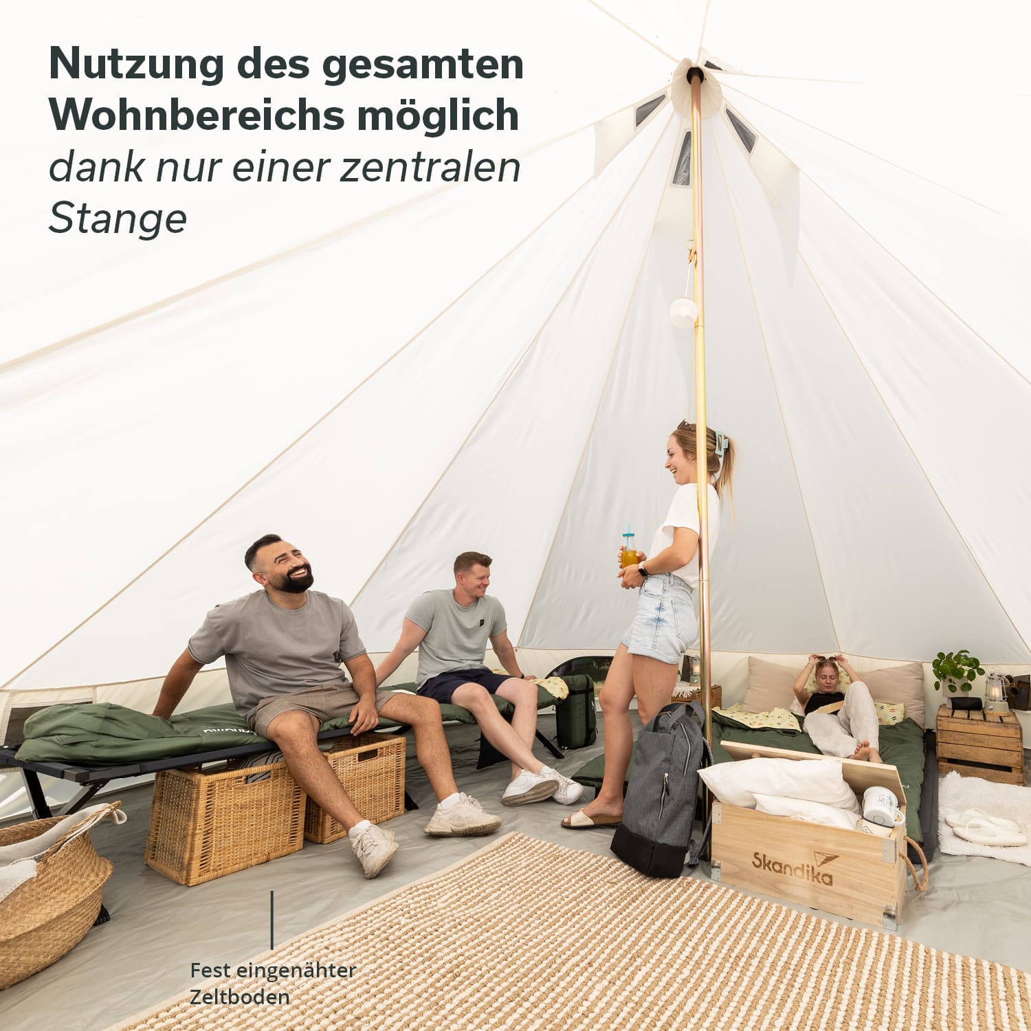 Skandika Tipii 400 Technical Cotton Tent