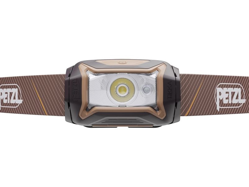 Petzl Stirnlampe Tikka Braun, 350 lm Einfach zu bedienende kompakte Stirnlampe