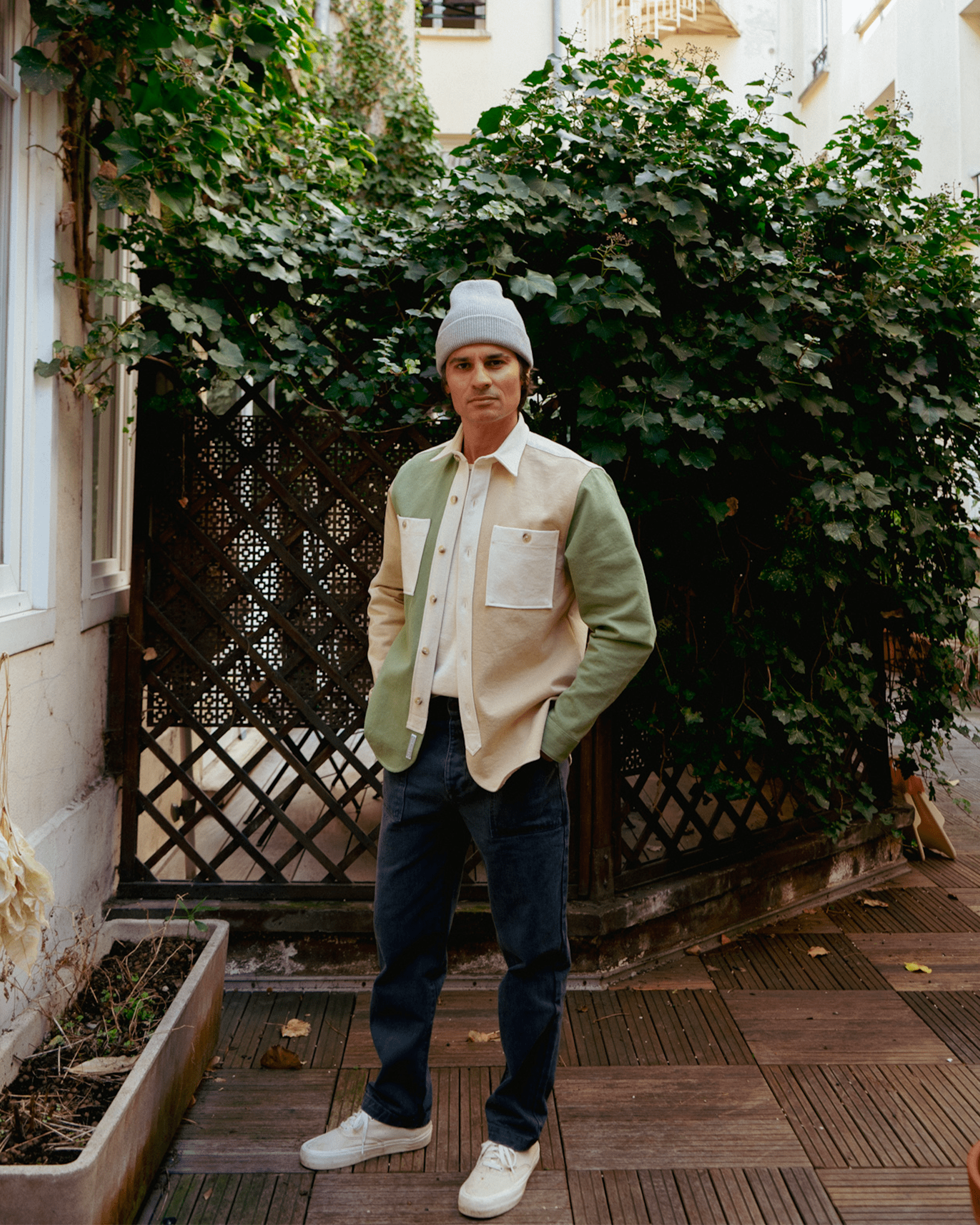 Surchemise en twill | Multicolore
