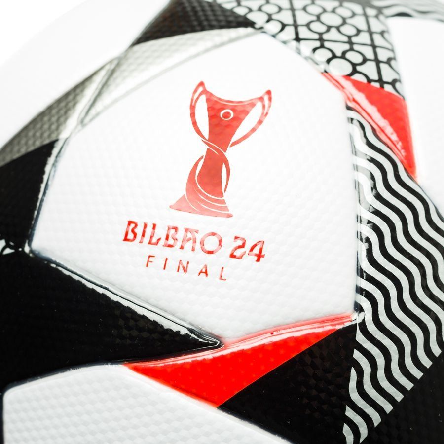 adidas Ballon Champions League Bilbao 2024 League Femme - Blanc/Noir/Rouge