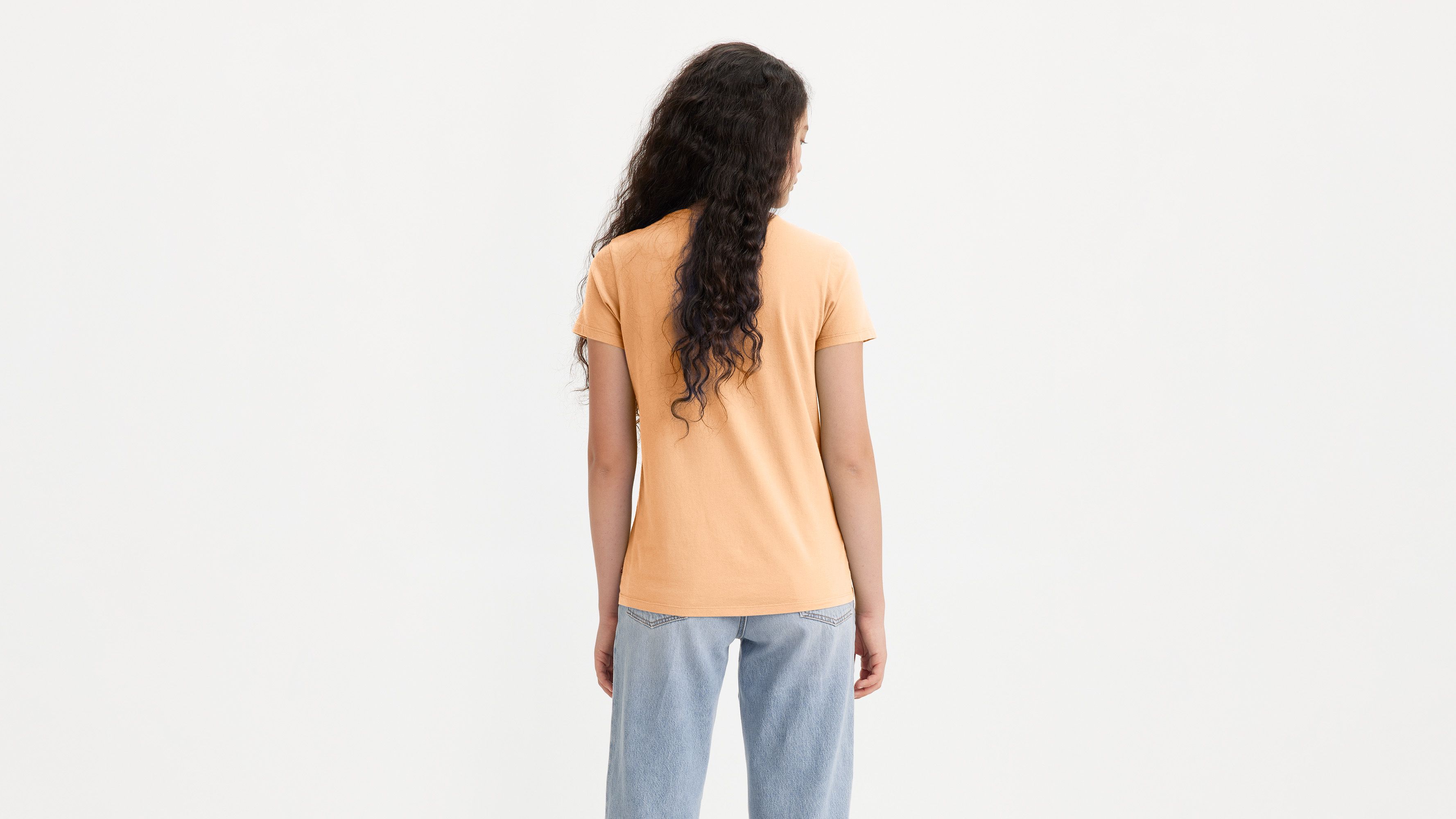T-shirt Perfect - Almond Cream - Orange
