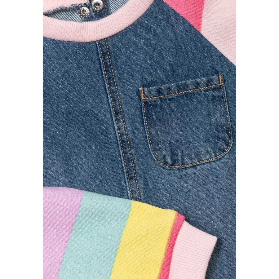 MINOTI Jeanskleid Blau