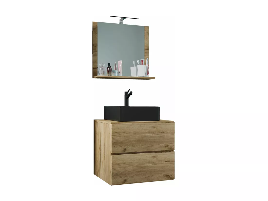 Meuble de salle de bains 3 pièces Lendas 60 cm M