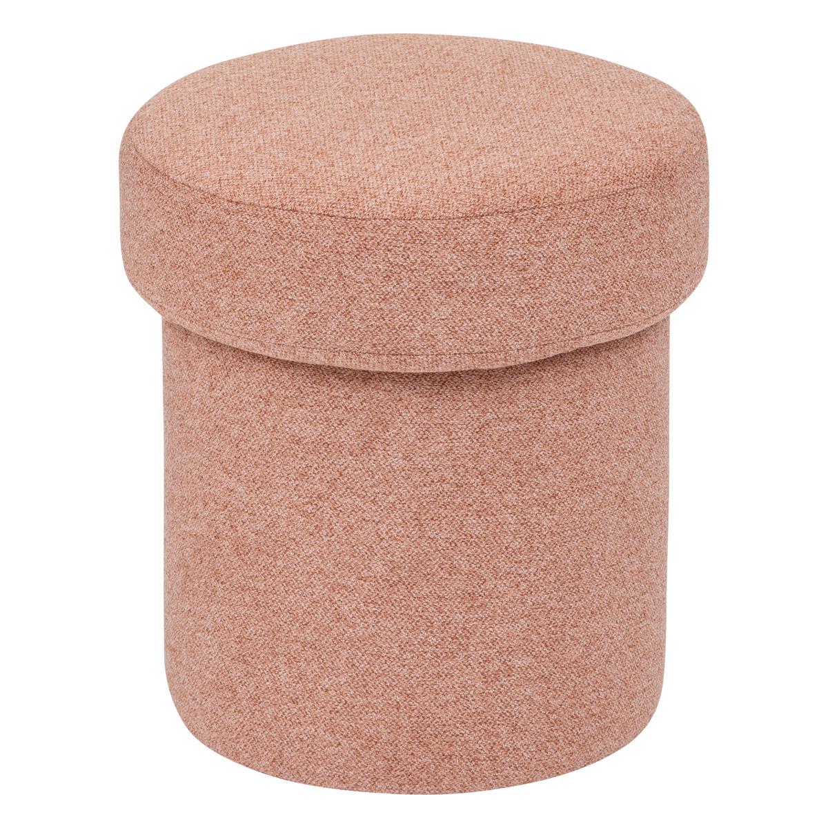 POUF KITA TISSU TERRACOTTA