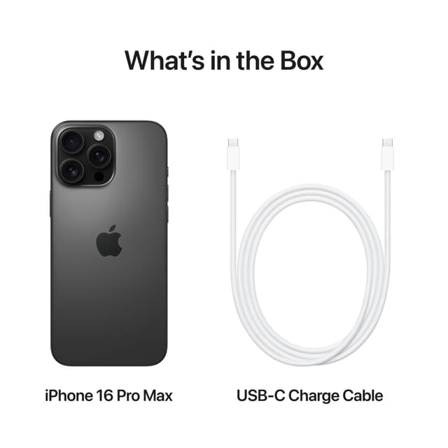 iPhone 16 Pro Max 5G smartphone 1TB (sort titanium)