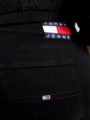 Calça jeans preta super skinny de cintura ultra alta Curve Melany