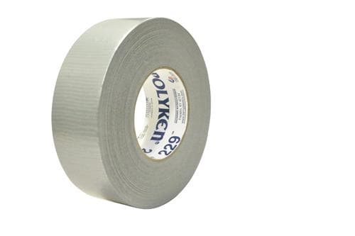 Lærredstape Polyken 229 48mm 55m sølv