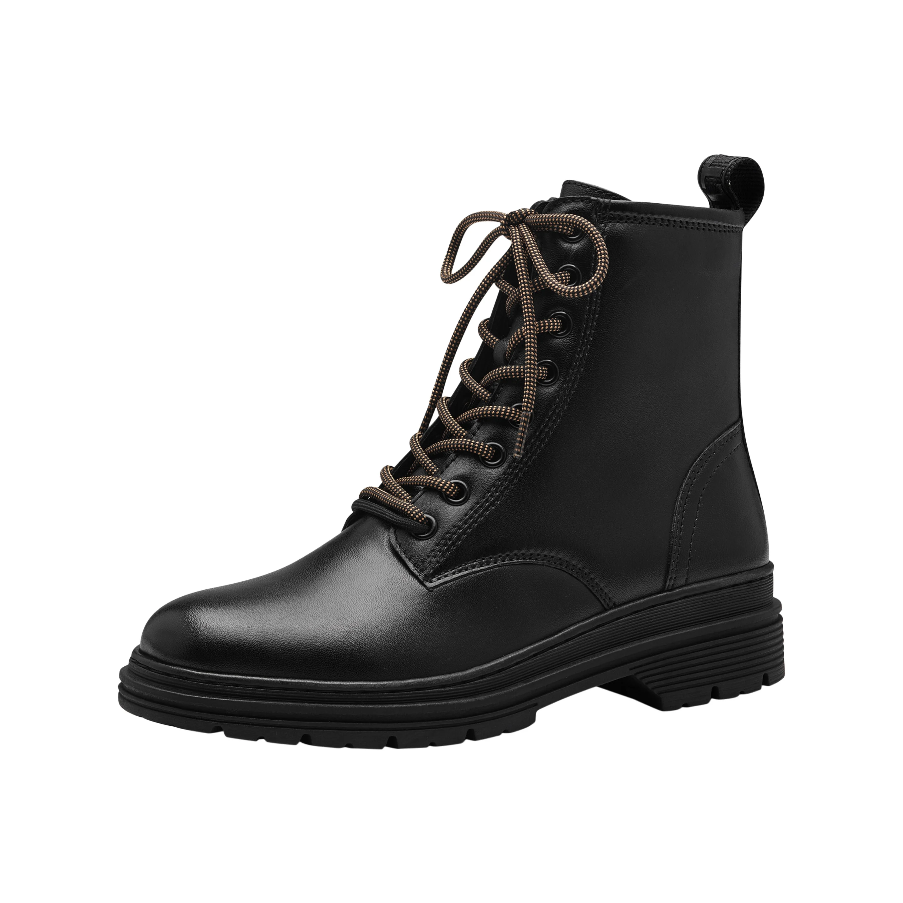 Bottine cuir * | Noir