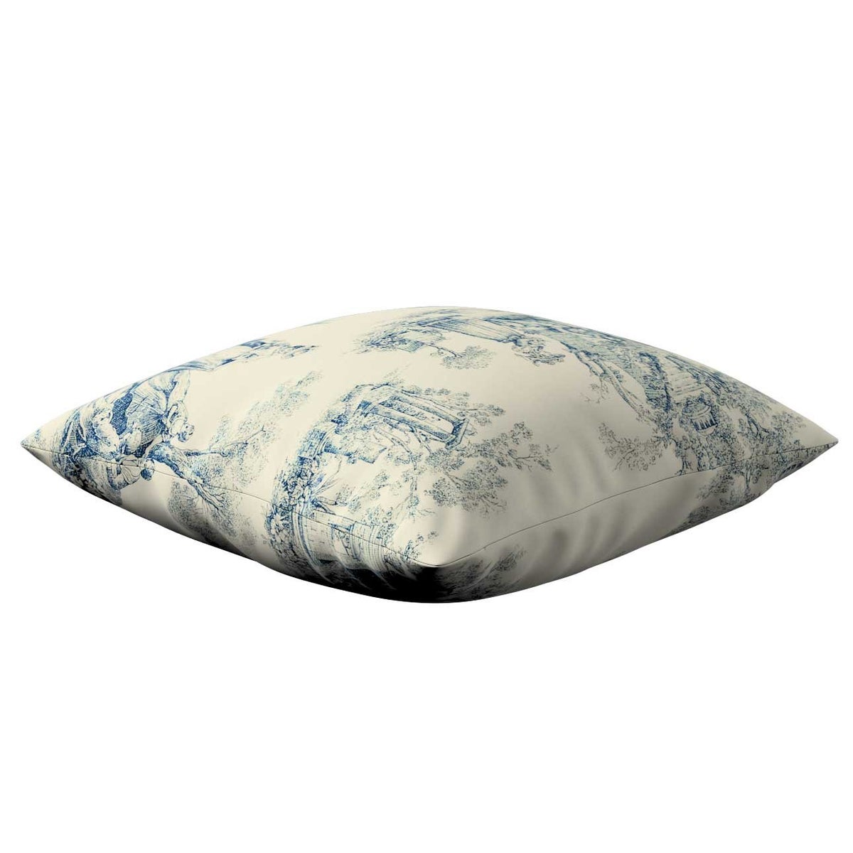 KUSSENHOES Avinon blauw, 43x43 cm