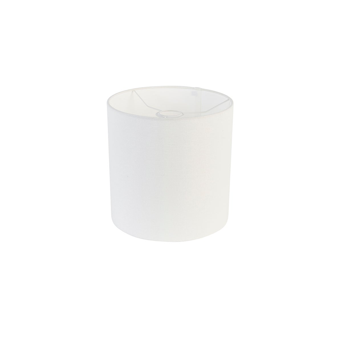 Witte stoffen lampenkap 25/25/25