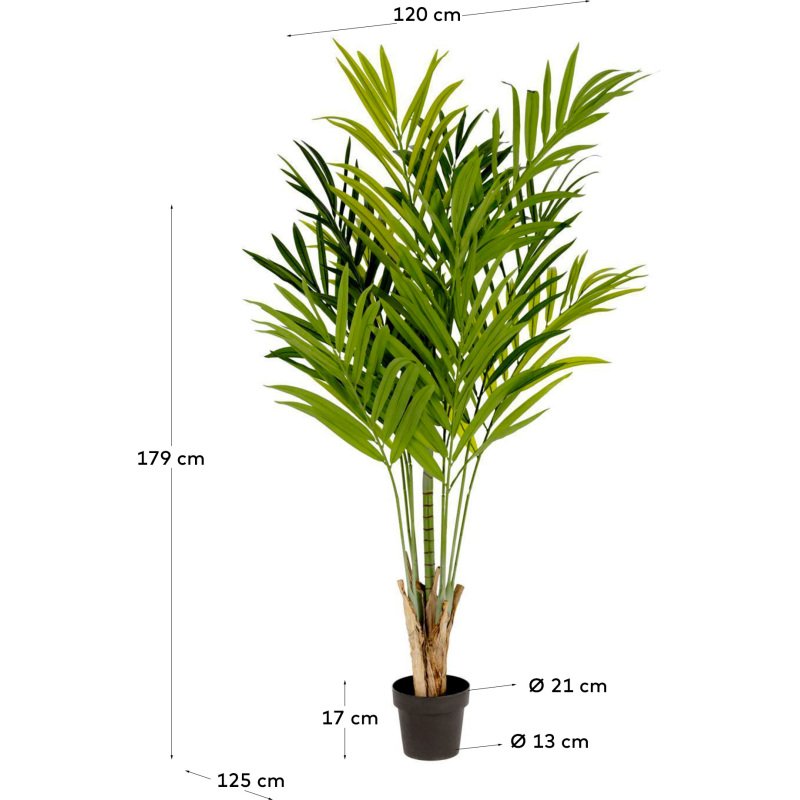 Plante artificielle Palmera en bambou de 170 cm