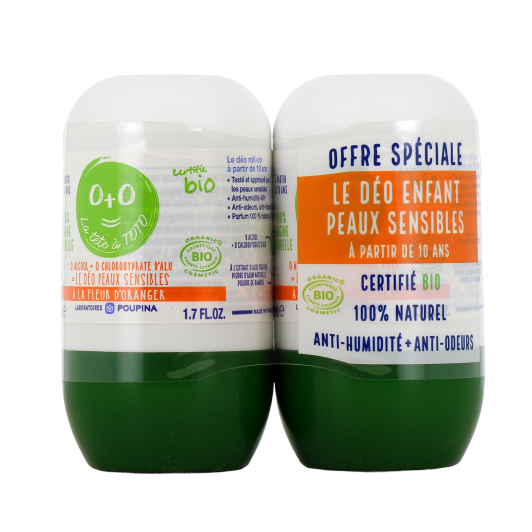 Poupina déodorant bio peau sensible - Dès 10 ans