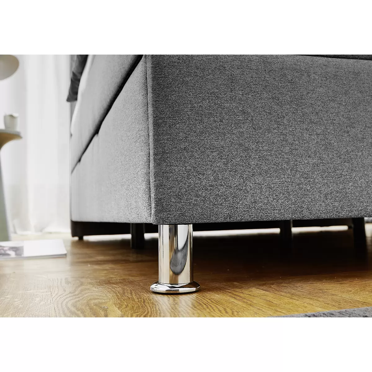 Boxbett Leo 160x200 Hellgrau