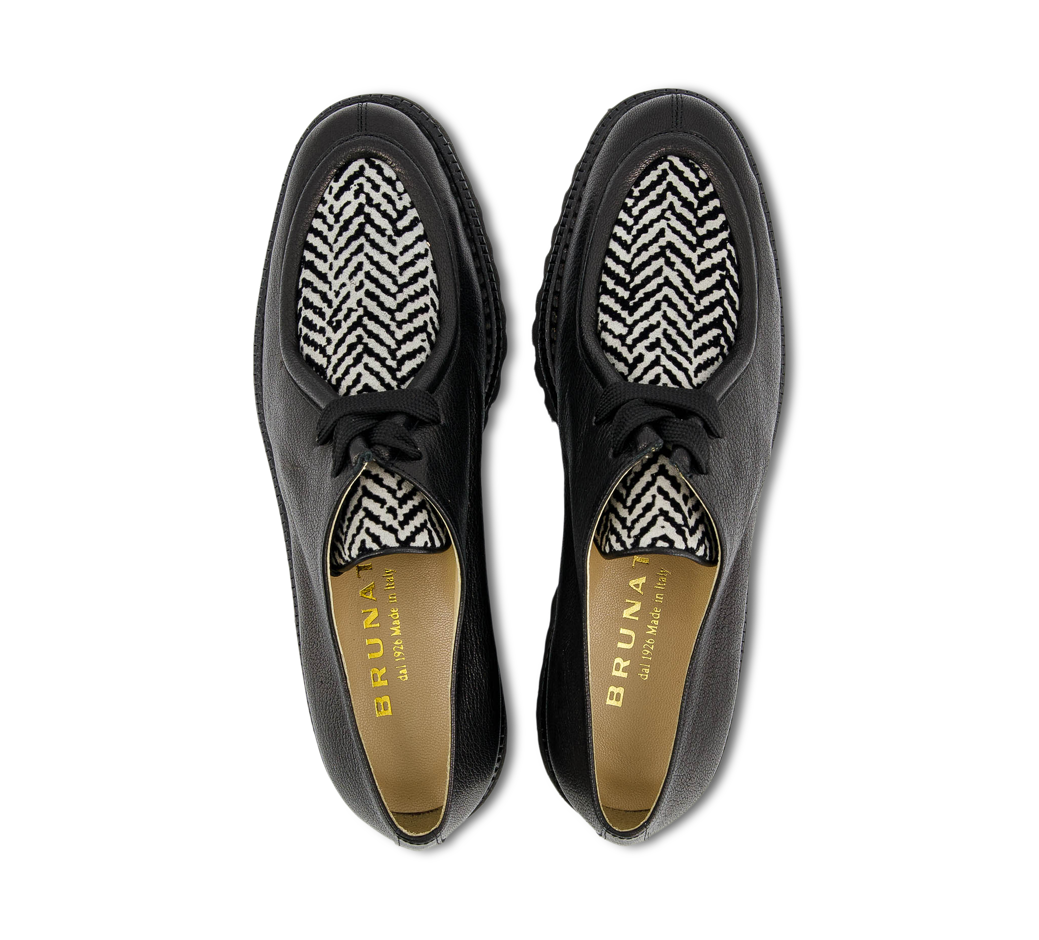 Brunate Schnürschuhe schwarz