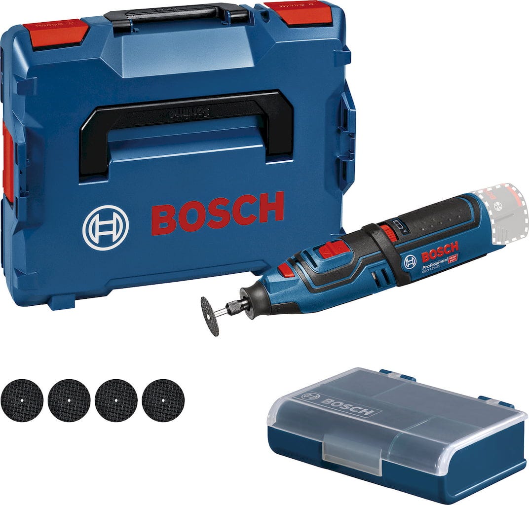 Bosch Professional  GRO 12V-35 Akku-Rotationswerkzeug, ohne Akku    Kompaktes Rotationswerkzeug für professionelle Anwendungen