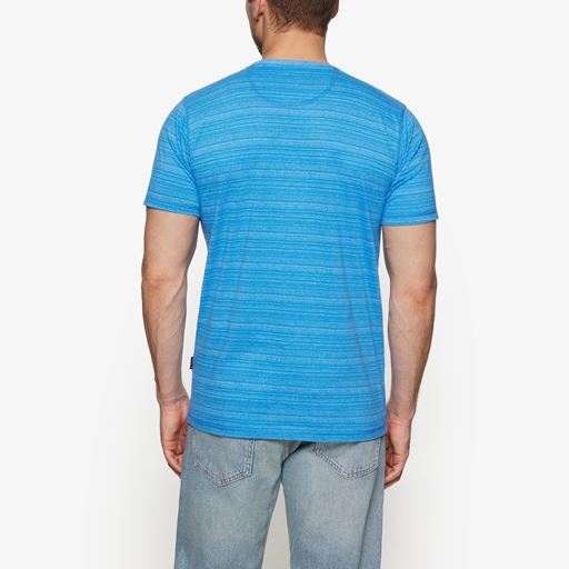 Signal Ulric Shadowstripe W. Print   T-shirt, Blue Slip Stream, XXL