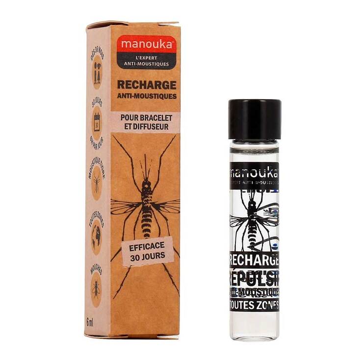 Manouka Nachfüllung für Mückenabwehr, 6 ml