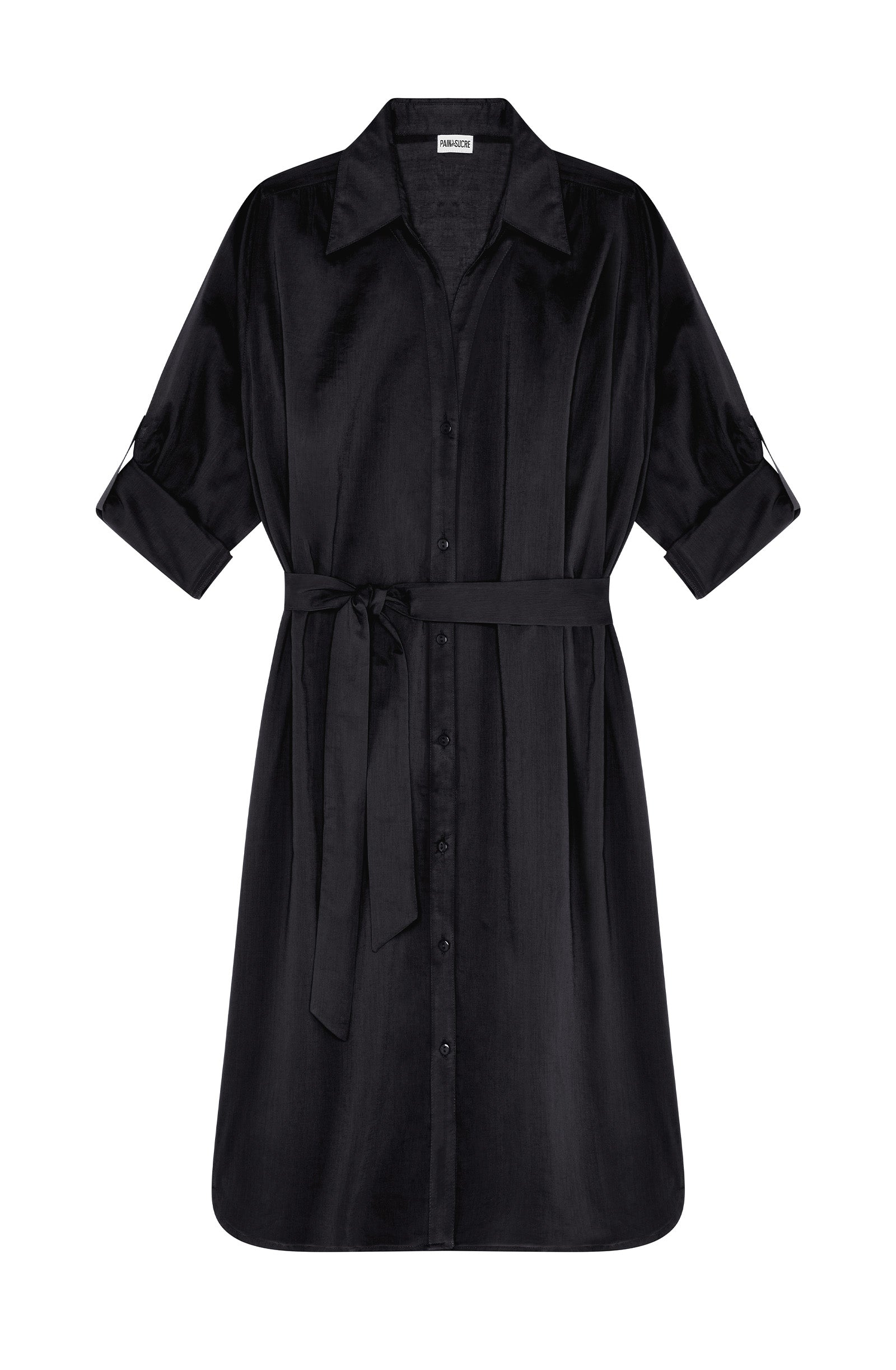 cassandre Robe chemise noire Noir