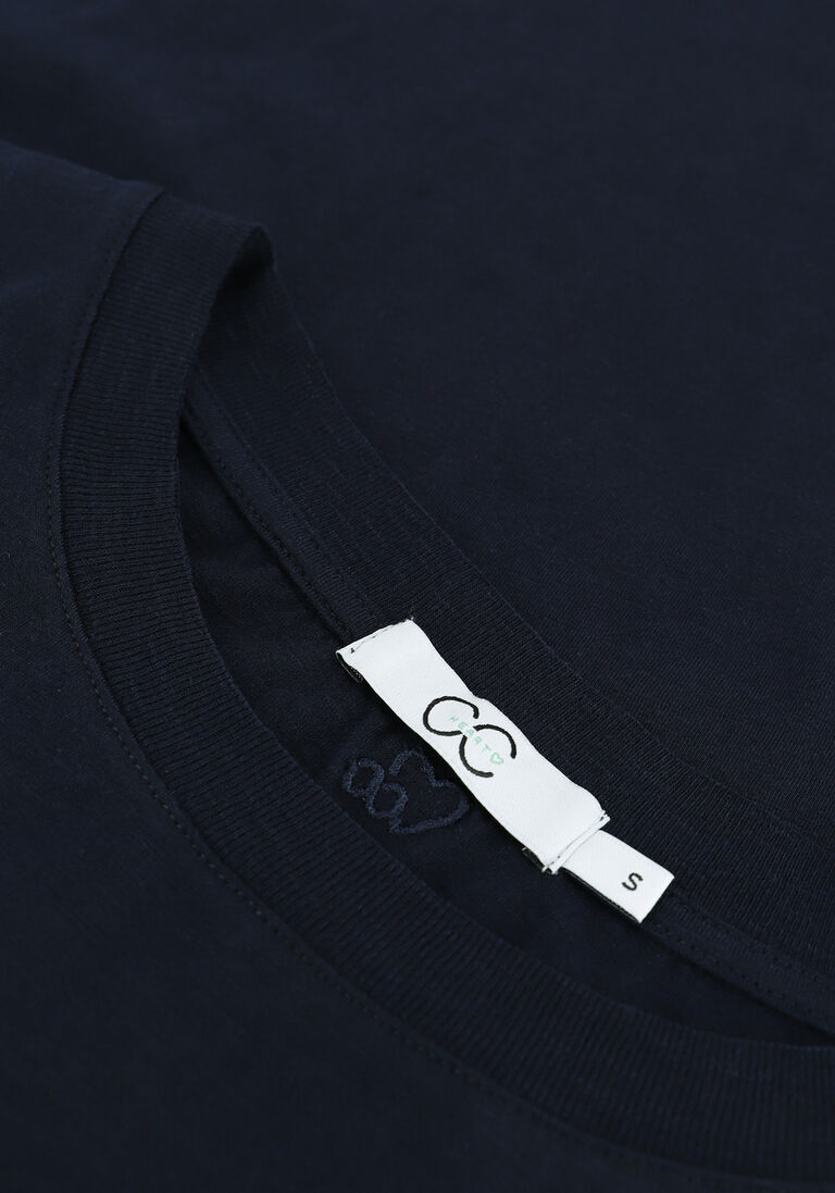 CC HEART donkerblauwe cc heart t-shirt basic t-shirt