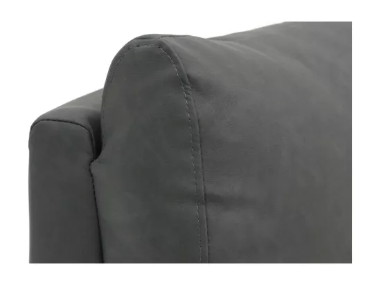 Fauteuil relax ERA relevable manuellement matière PU couleur noir, un fauteuil d'exception